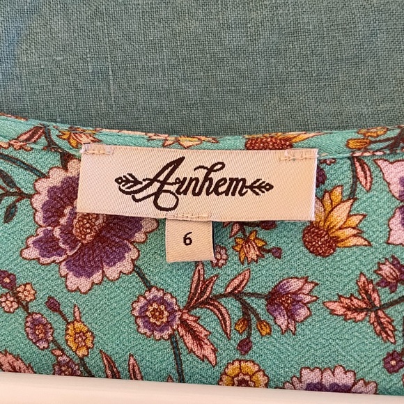 Arnhem Bijoux Tunic Dress in Turquoise - Picture 5 of 7